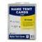 C-Line Products 8-1/2" x 11" Large White Scored Name Tent Cardstock for Laser/Inkjet Printers, 50/BX 87517 - alternate 3